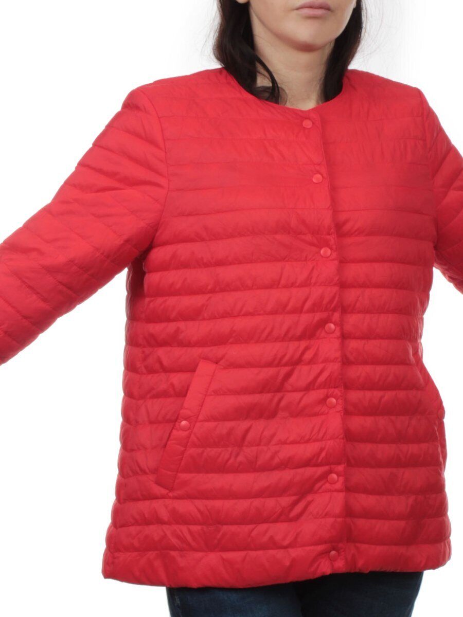 K-527 RED Куртка демисезонная стеганая женская (70 гр. холлофайбер)