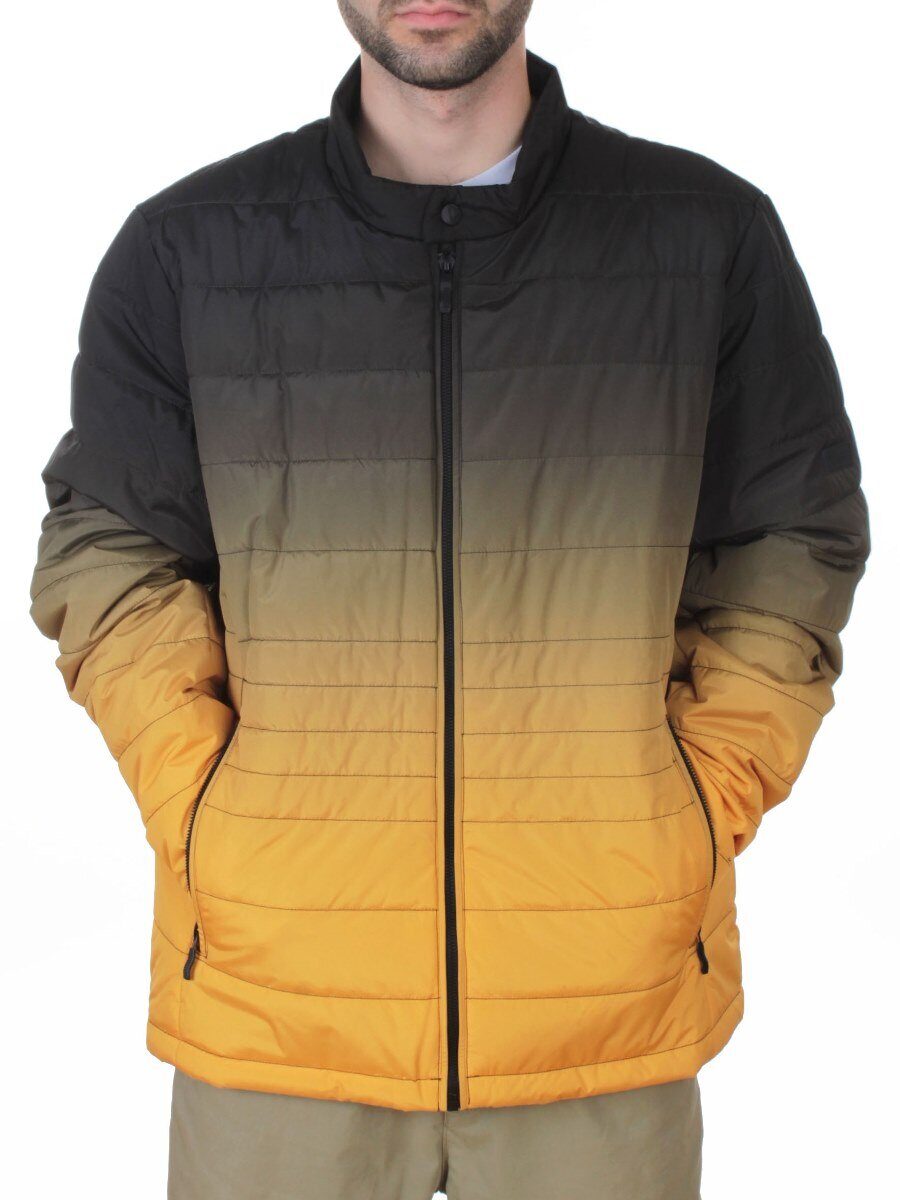 8341L GREEN/YELLOW Куртка мужская демисезонная (100 гр. синтепон)