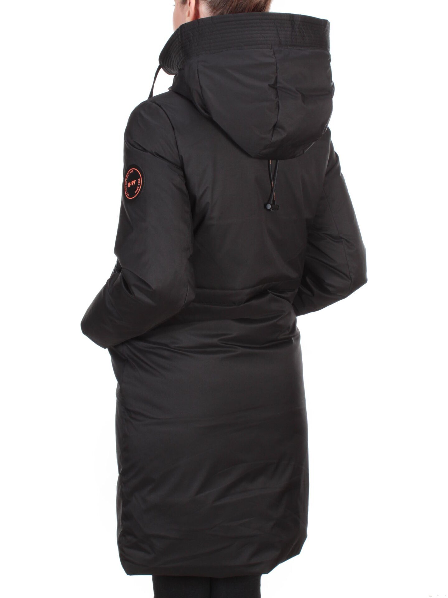 GWD21336P BLACK Пальто зимнее женское PURELIFE (200 гр. холлофайбер)