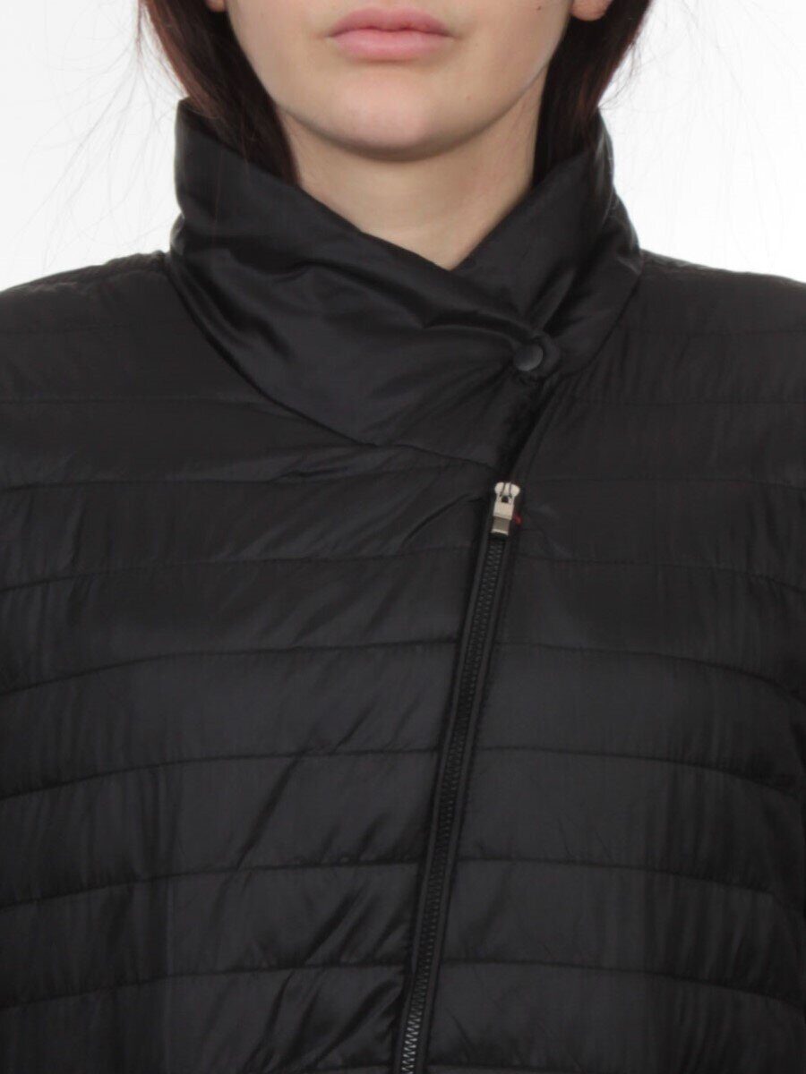 K-532 BLACK Куртка демисезонная стеганая женская (70 гр. холлофайбер)