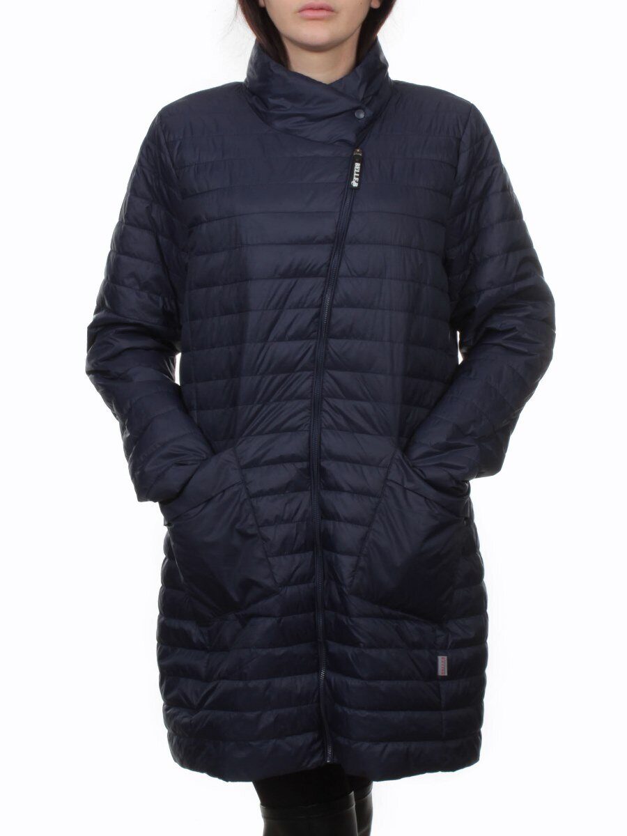 K-532 DK. BLUE Куртка демисезонная стеганая женская (70 гр. холлофайбер)