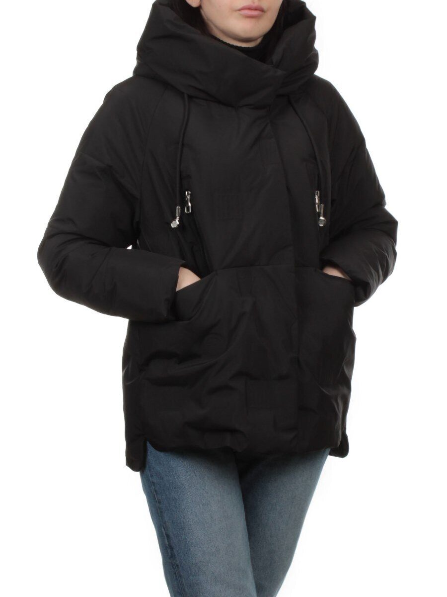 280 BLACK Куртка зимняя облегченная женская (100 гр. холлофайбер)