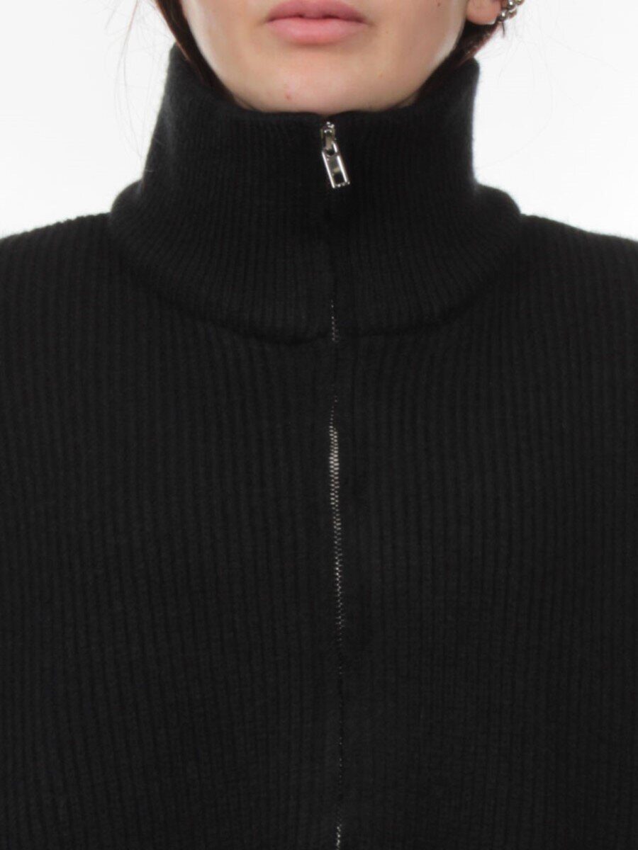 3155 BLACK Куртка-кардиган женская (90% хлопок, 10% синтепон)