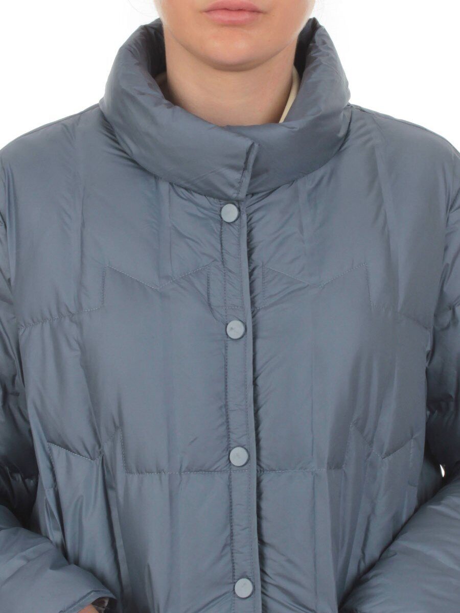 H24-328 BLUE Куртка пуховая облегченная женская (белый утиный пух)