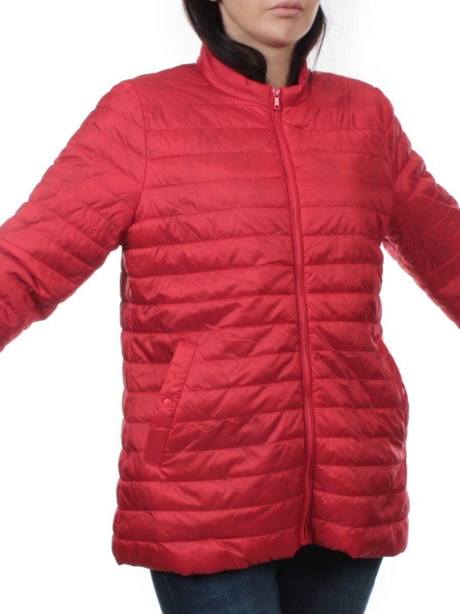 K-622 RED Куртка демисезонная стеганая женская (70 гр. холлофайбер)