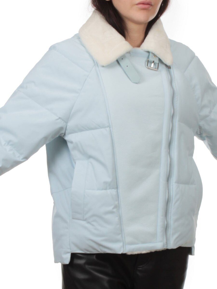S24-163 BLUE Куртка демисезонная женская (100 гр. холлофайбер)