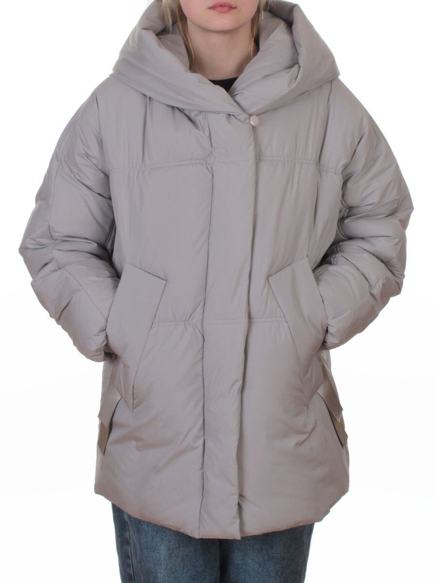 A626 GRAY Куртка зимняя женская (200 гр. био-пух)