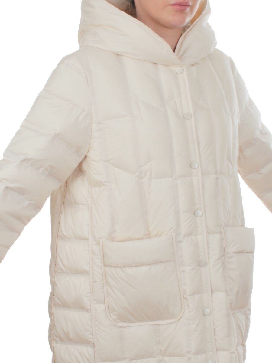 H 24-28 MILK Куртка пуховая облегченная женская (белый утиный пух)