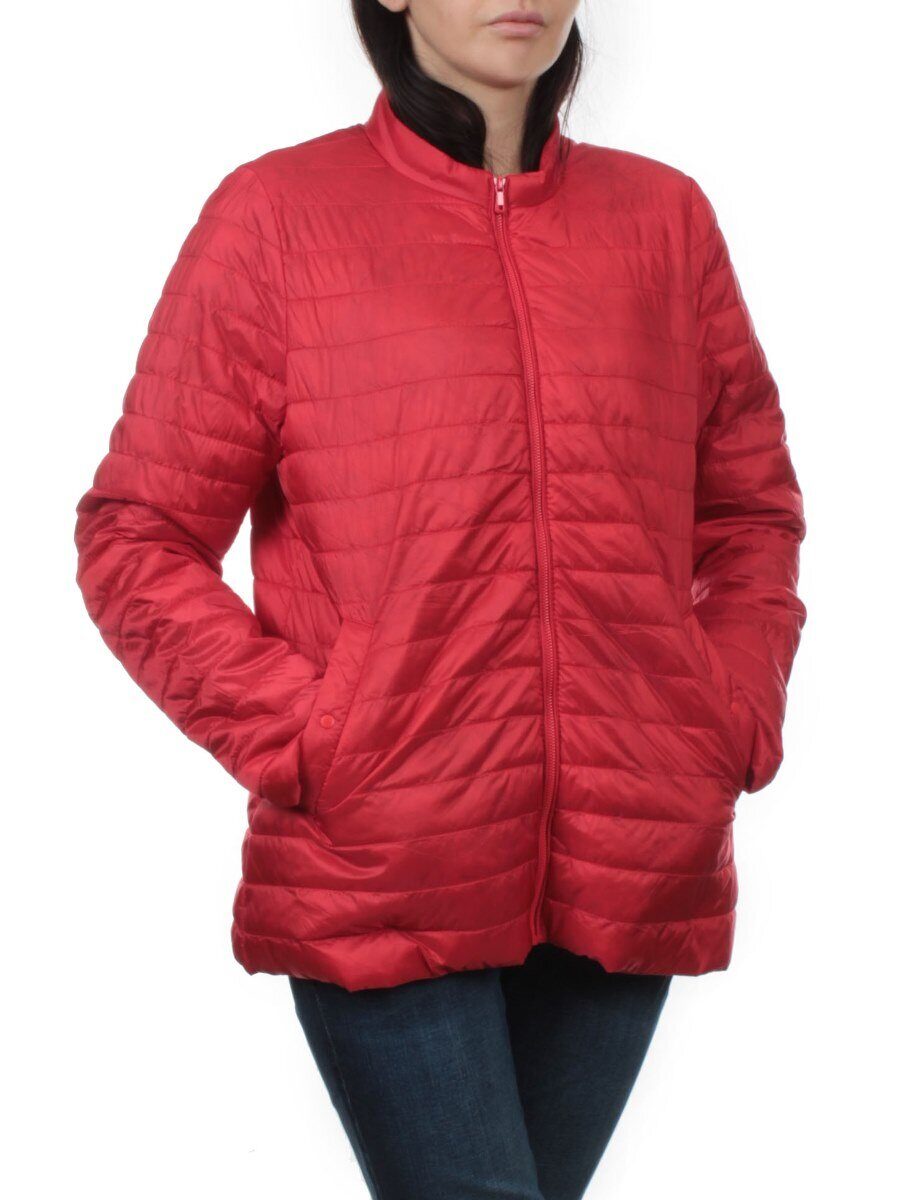 K-622 RED Куртка демисезонная стеганая женская (70 гр. холлофайбер)
