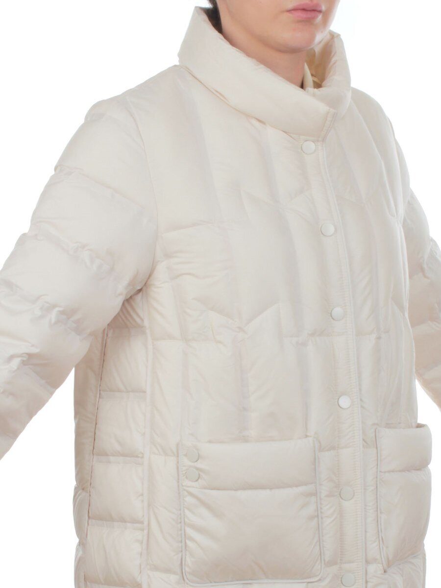 H24-332 MILK Куртка пуховая облегченная женская (белый утиный пух)