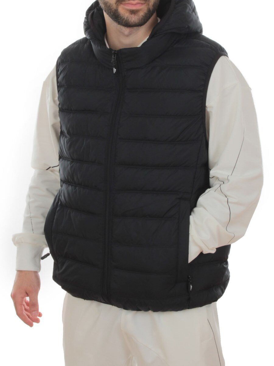 M4001 INK BLUE Жилет утепленный мужской (130 гр. холлофайбер)