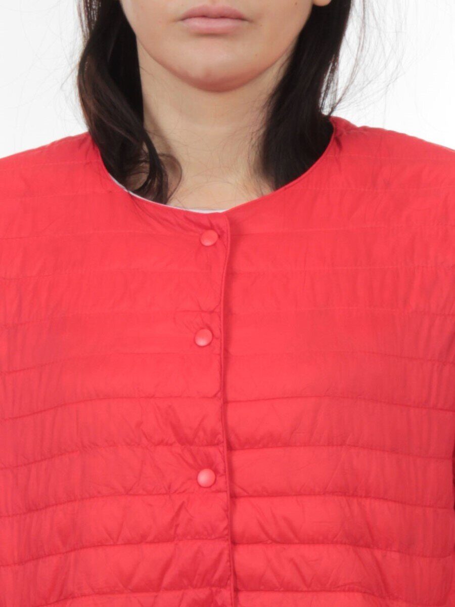 K-527 RED Куртка демисезонная стеганая женская (70 гр. холлофайбер)