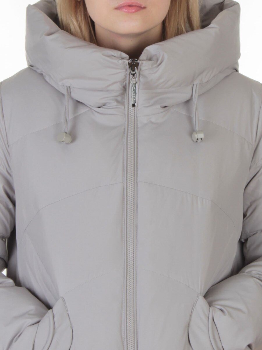 A622 LT. GRAY Куртка зимняя женская (200 гр. био-пух)