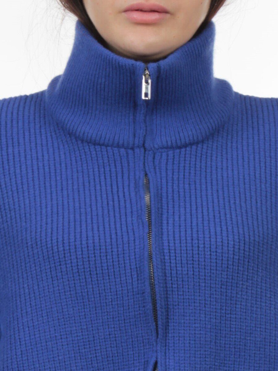 3155 BLUE Куртка-кардиган женская (90% хлопок, 10% синтепон)