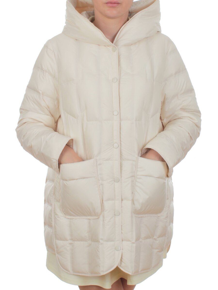 H 24-28 MILK Куртка пуховая облегченная женская (белый утиный пух)