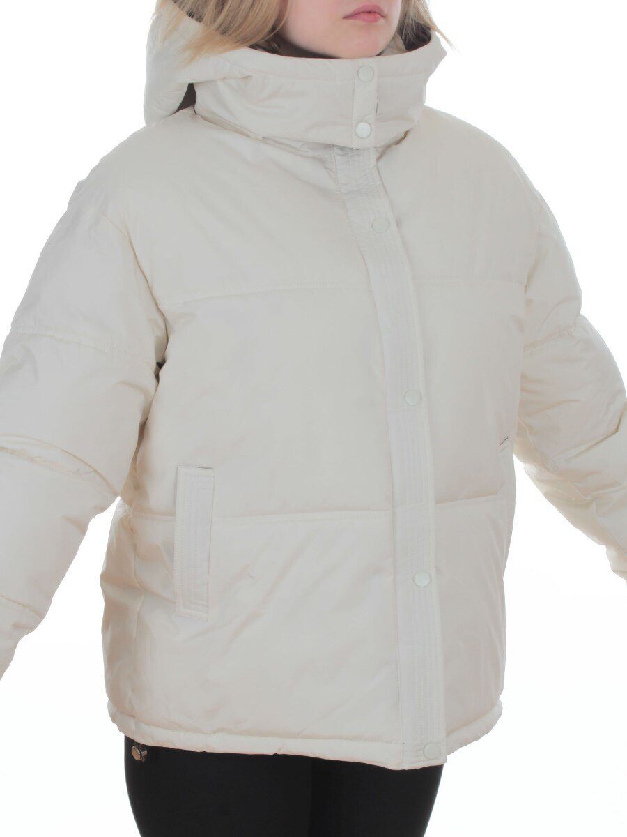 S24-292 MILK Куртка зимняя женская (150 гр. холлофайбер)
