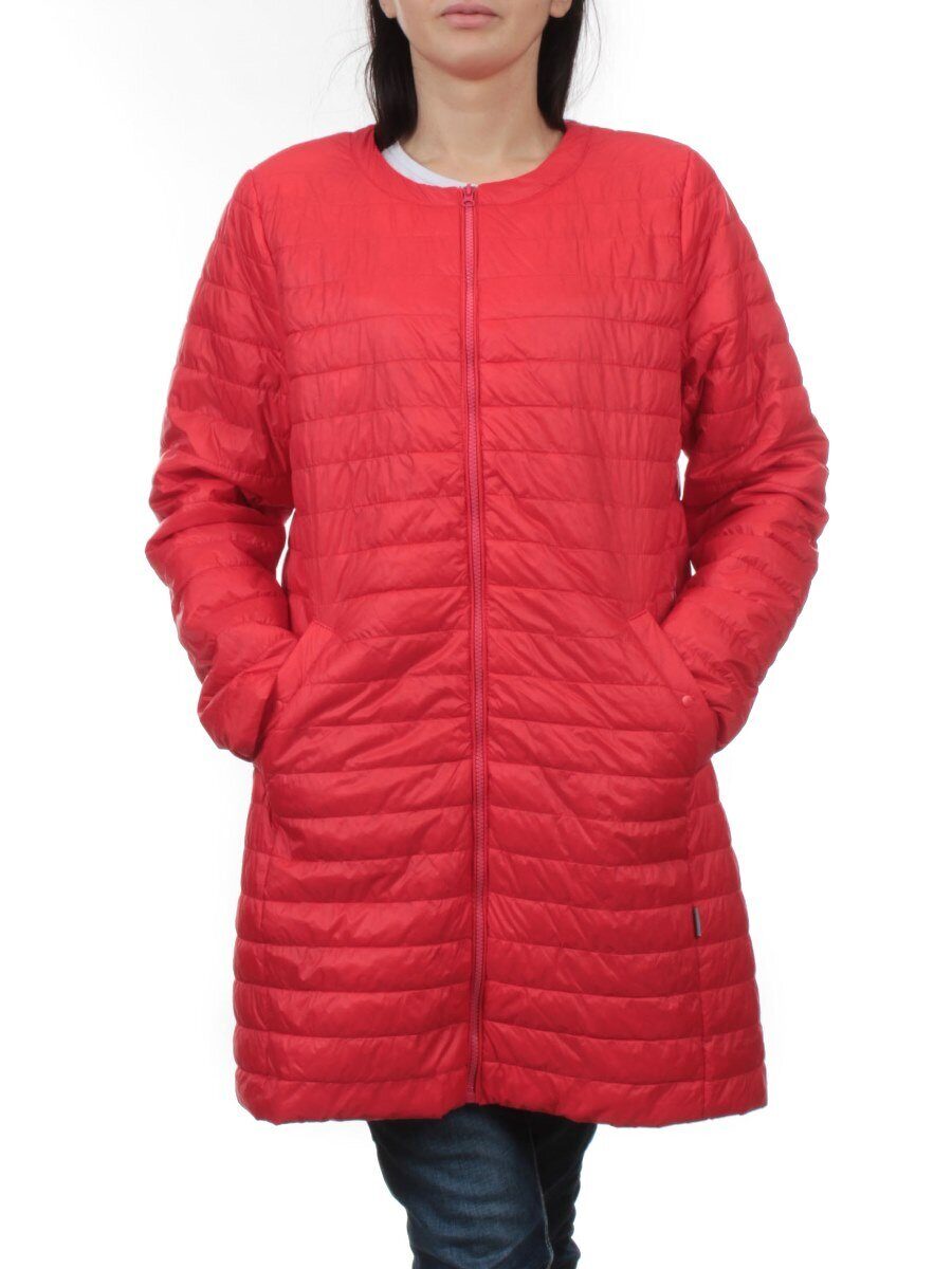 K-528 RED Куртка демисезонная стеганая женская (70 гр. холлофайбер)