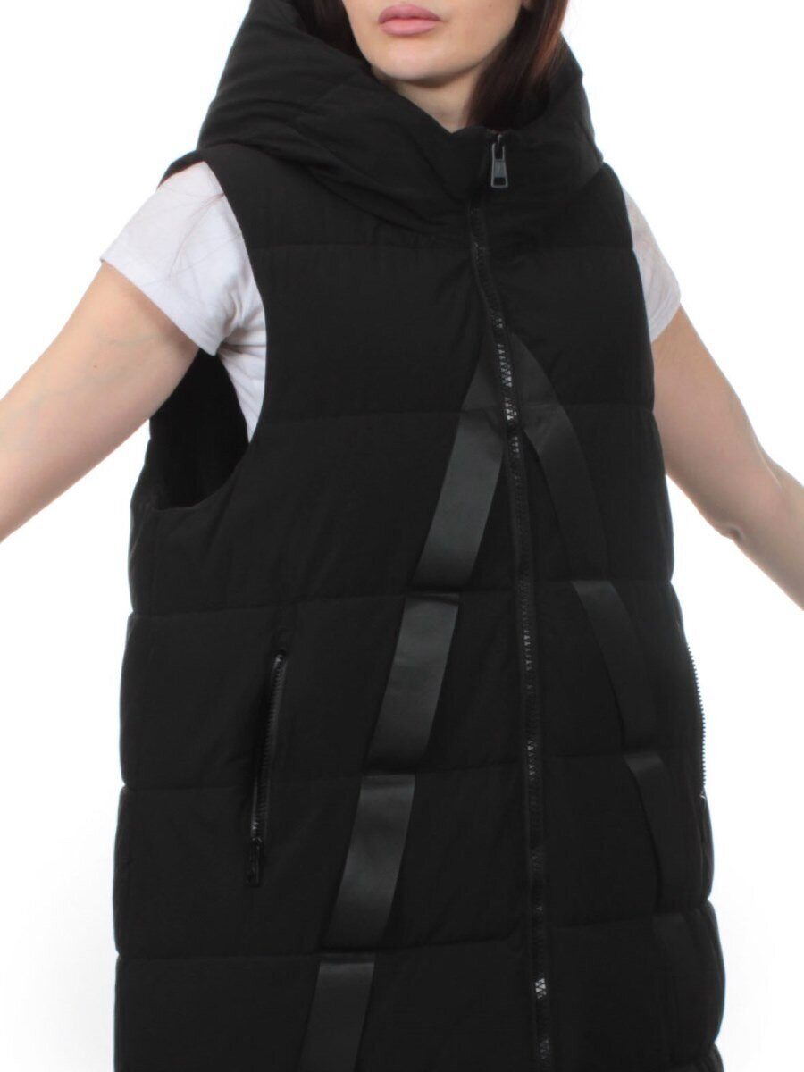 M262 BLACK Жилет утепленный женский (150 гр. холлофайбер) 52 российский