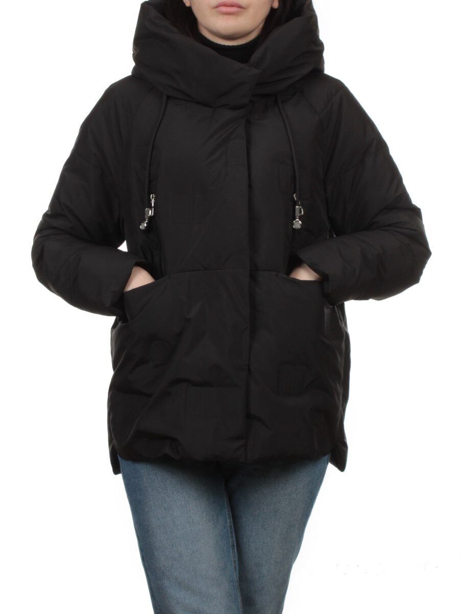 280 BLACK Куртка зимняя облегченная женская (100 гр. холлофайбер)