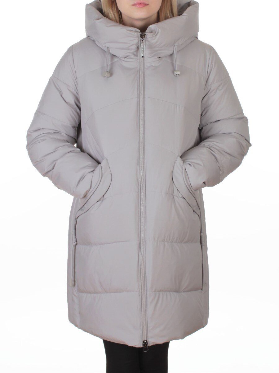 A622 LT. GRAY Куртка зимняя женская (200 гр. био-пух)
