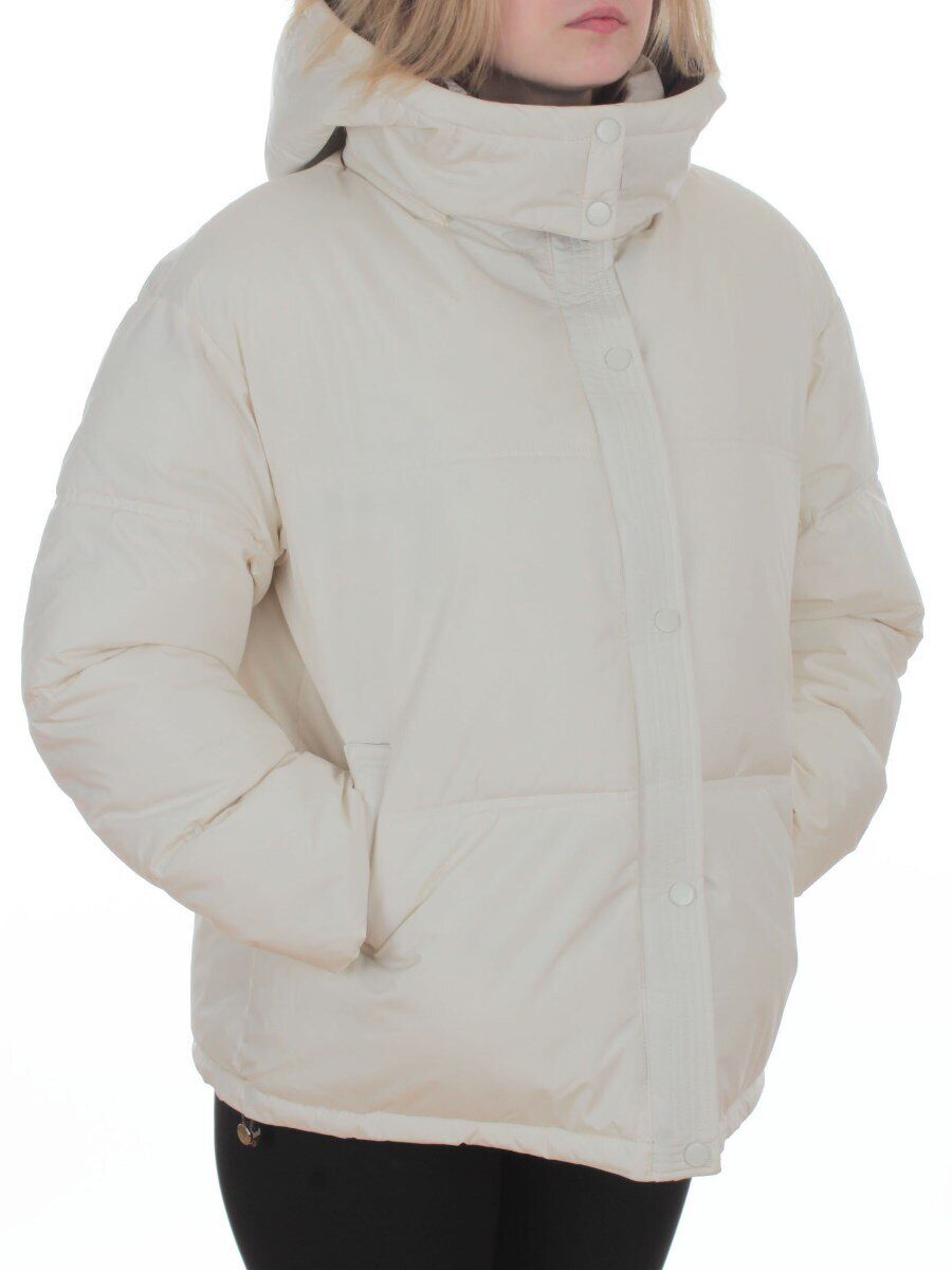 S24-292 MILK Куртка зимняя женская (150 гр. холлофайбер)