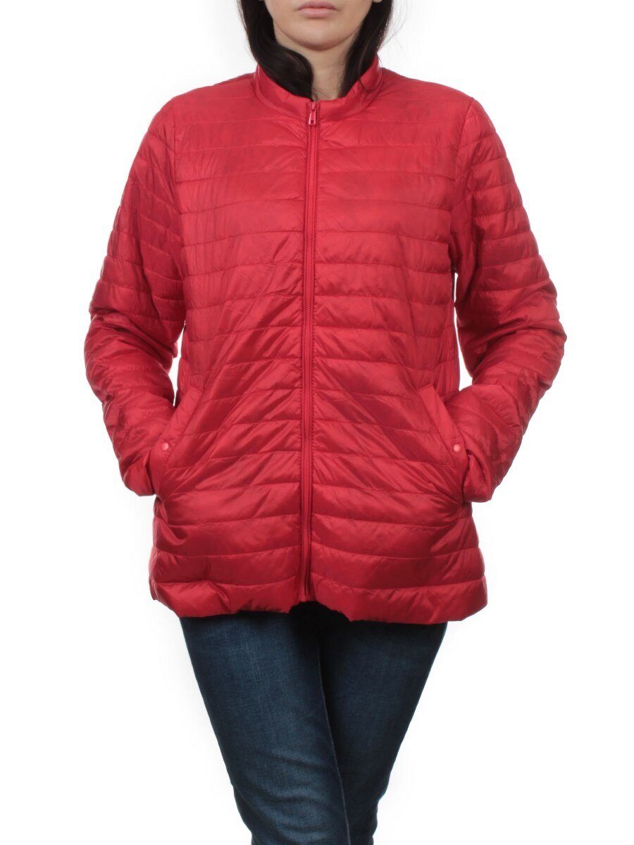 K-622 RED Куртка демисезонная стеганая женская (70 гр. холлофайбер)