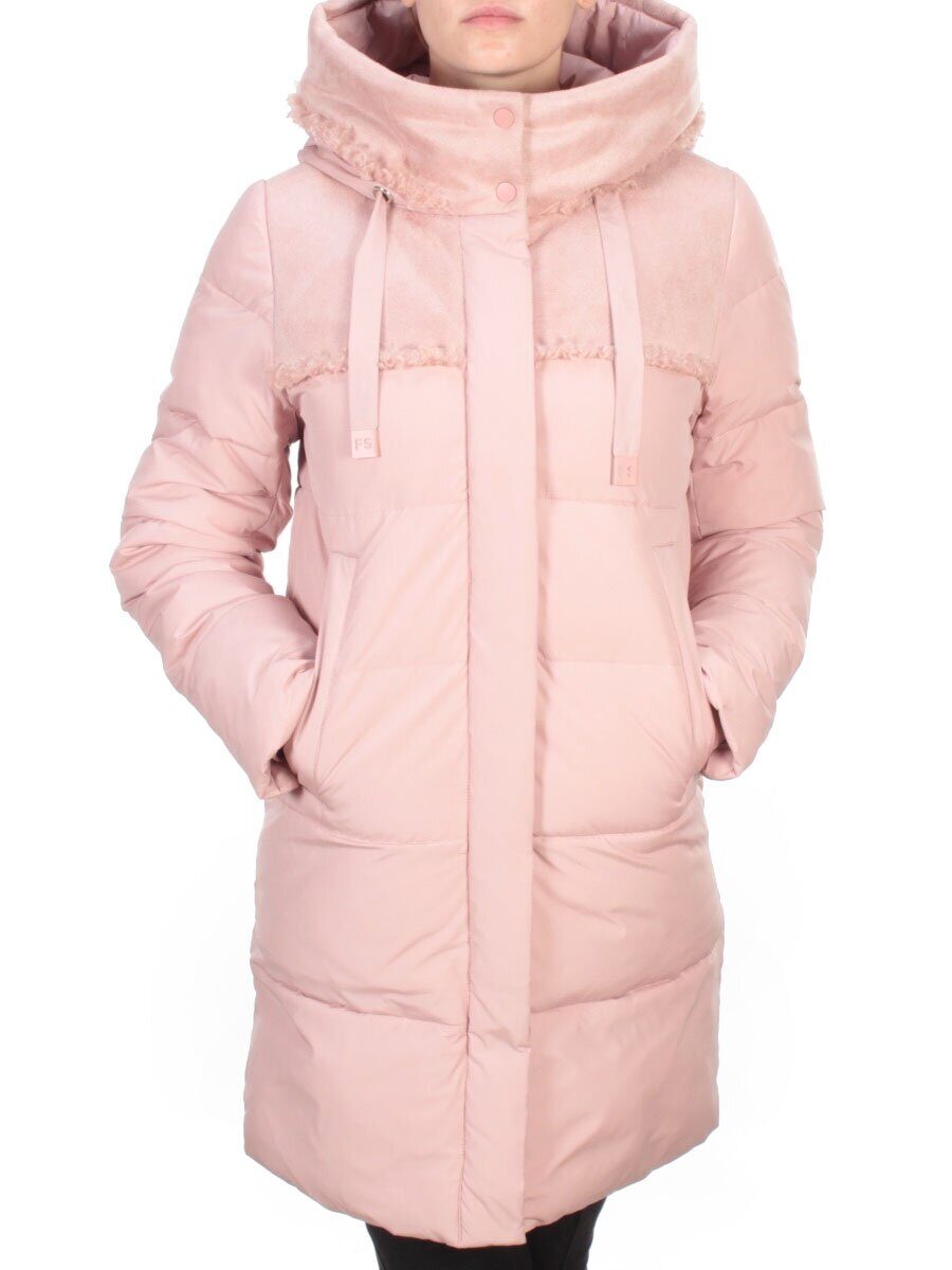 GWD21536P PINK Пальто зимнее женское PURELIFE (200 гр. холлофайбер)