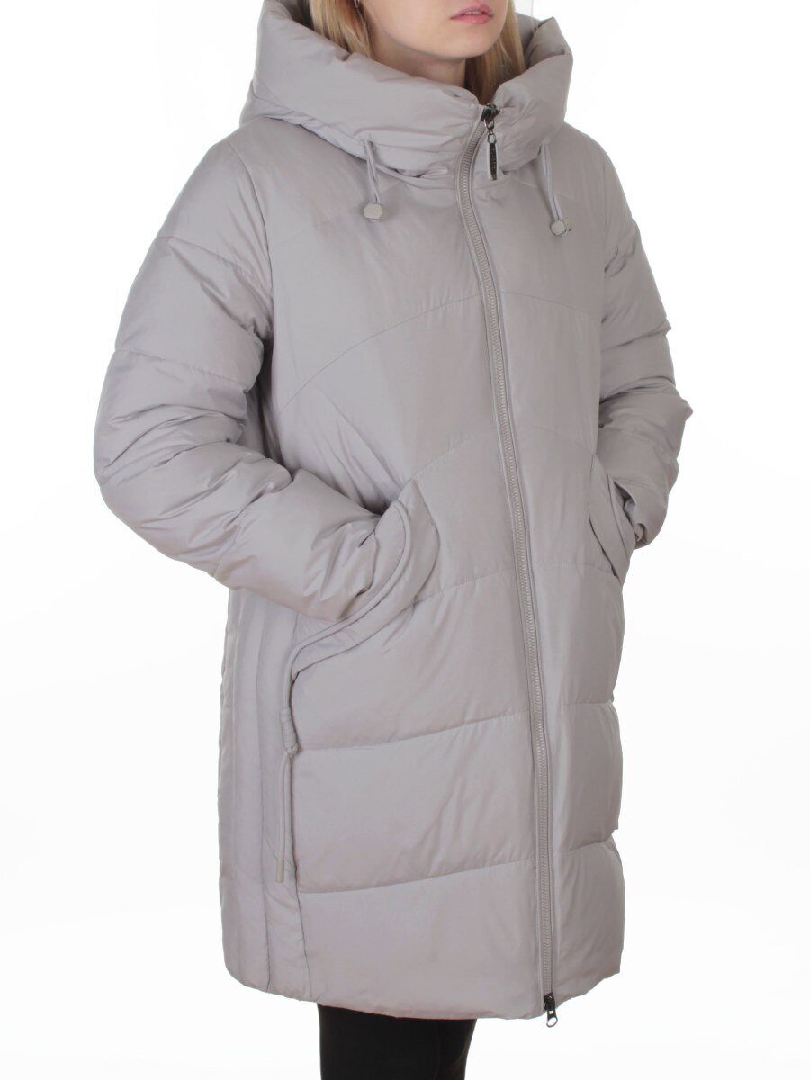 A622 LT. GRAY Куртка зимняя женская (200 гр. био-пух)