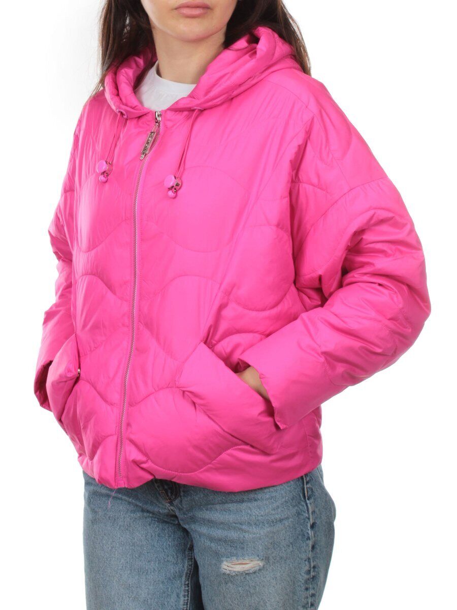 23-061 CRIMSON Куртка оверсайз демисезонная женская (синтепон 100 гр.)