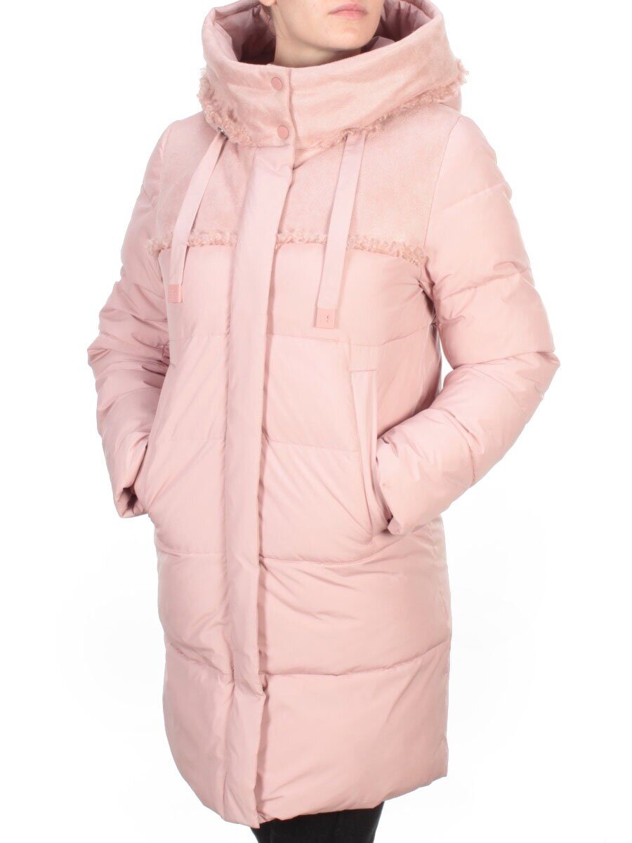 GWD21536P PINK Пальто зимнее женское PURELIFE (200 гр. холлофайбер)