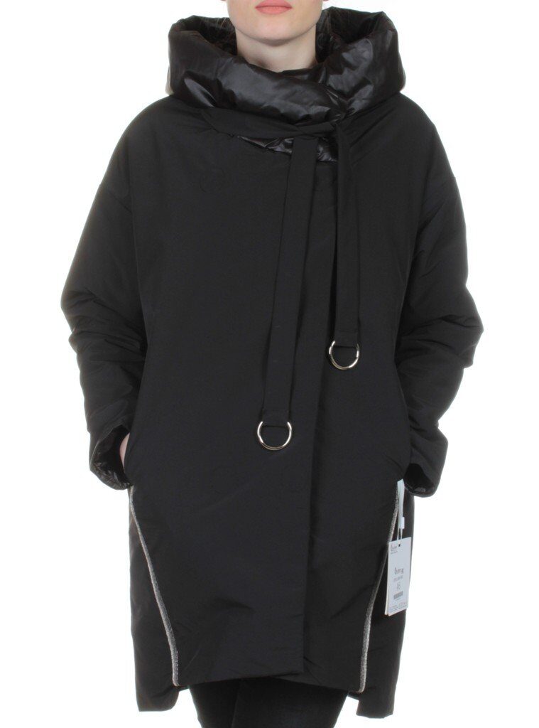 260 BLACK Пальто женское свободного кроя Visdeer