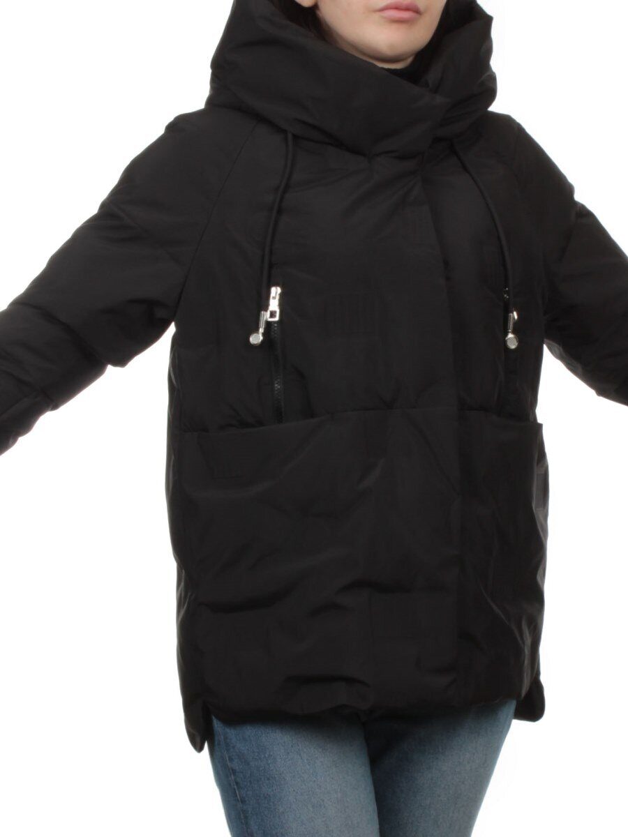 280 BLACK Куртка зимняя облегченная женская (100 гр. холлофайбер)