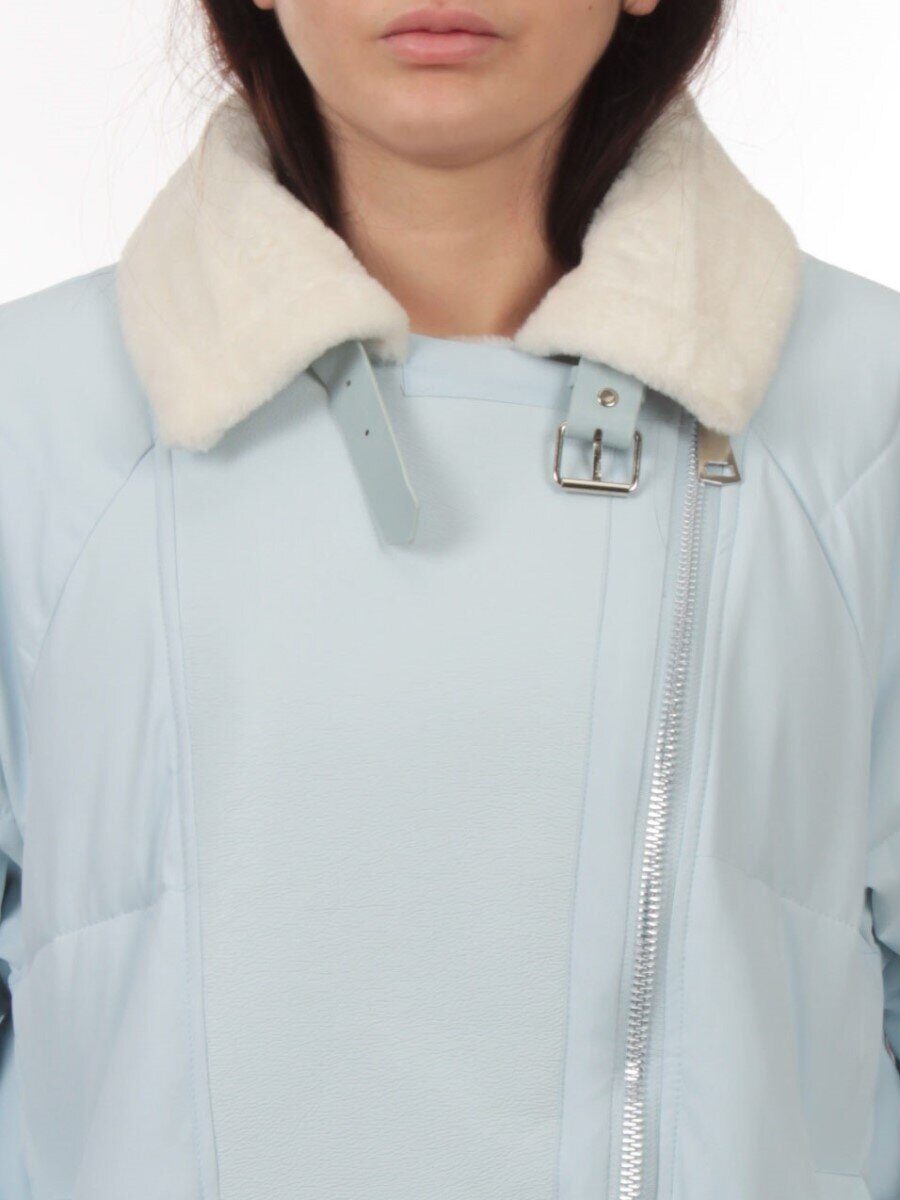 S24-263 BLUE Куртка демисезонная женская (100 гр. холлофайбер)