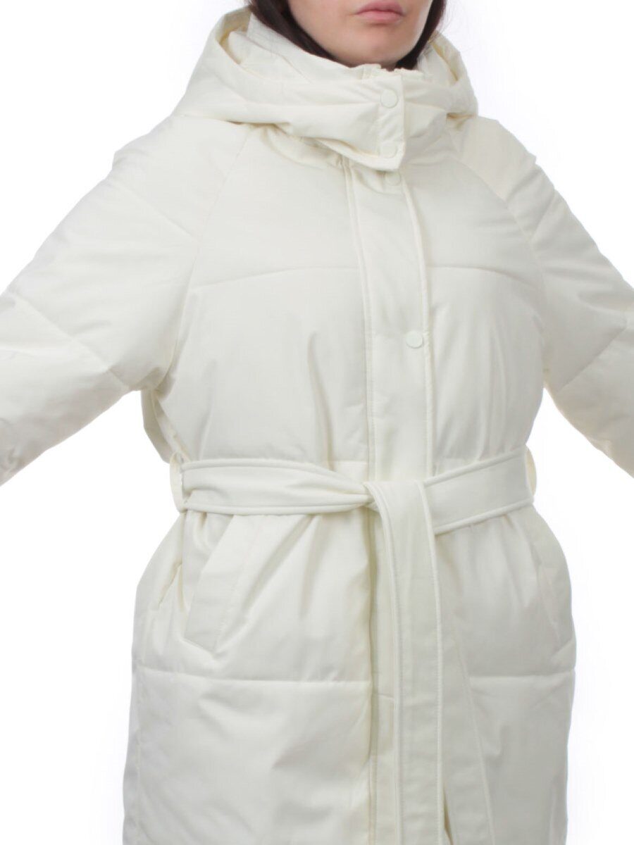 S24-299 MILK Куртка демисезонная женская (100 гр. холлофайбер)