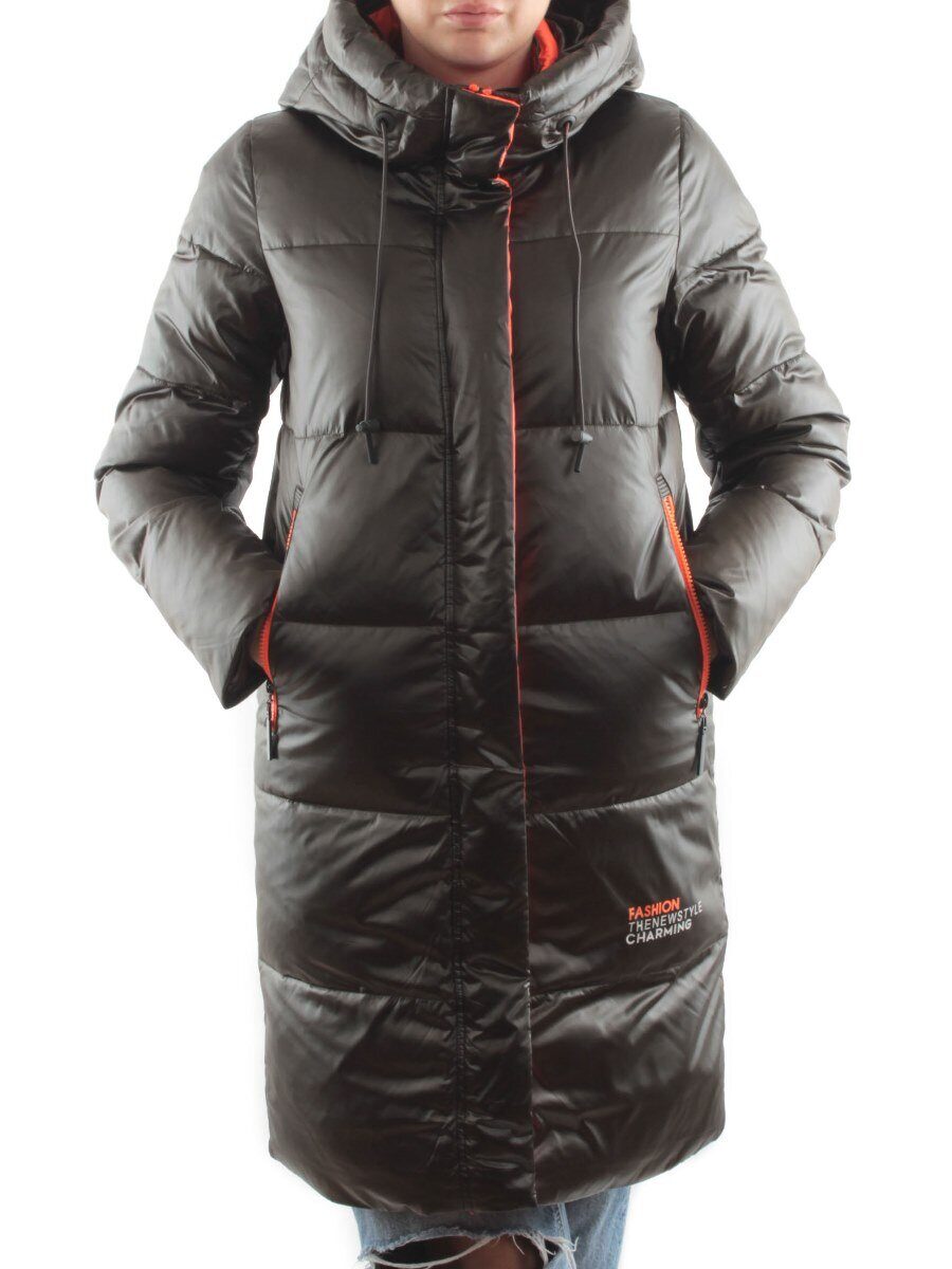 GWD21513P DK. GREEN Пальто зимнее женское (био-пух)