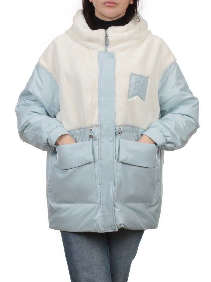 M24-209 BLUE Куртка демисезонная женская (100 гр. холлофайбер)