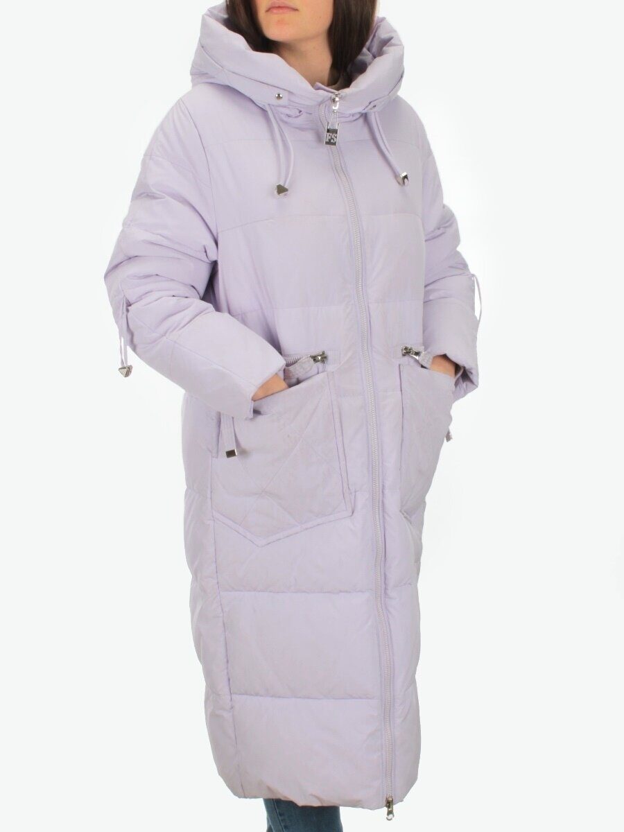 H303 LILAC Пальто зимнее женское (200 гр. холлофайбер)