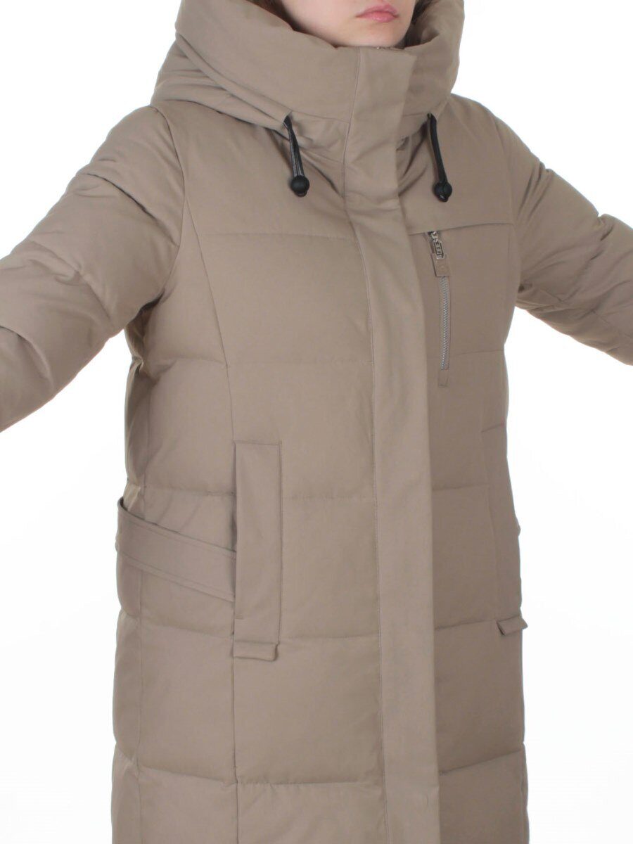 8321 LT. OLIVE Пальто зимнее женское (200 гр. холлофайбер)