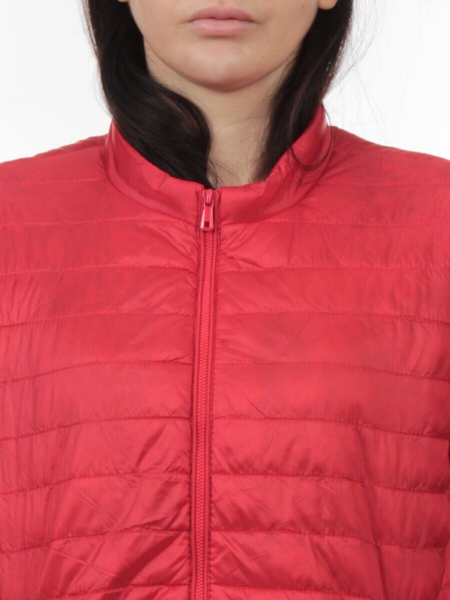 K-622 RED Куртка демисезонная стеганая женская (70 гр. холлофайбер)