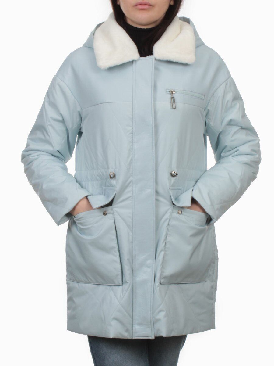 M24-096 BLUE Куртка демисезонная женская (100 гр. холлофайбер)