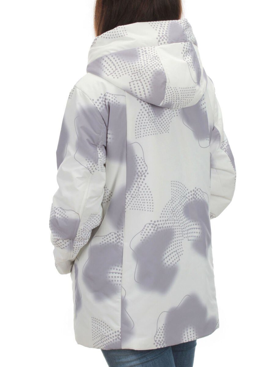 M8534 WHITE Куртка демисезонная женская (100 гр. синтепон) Maria