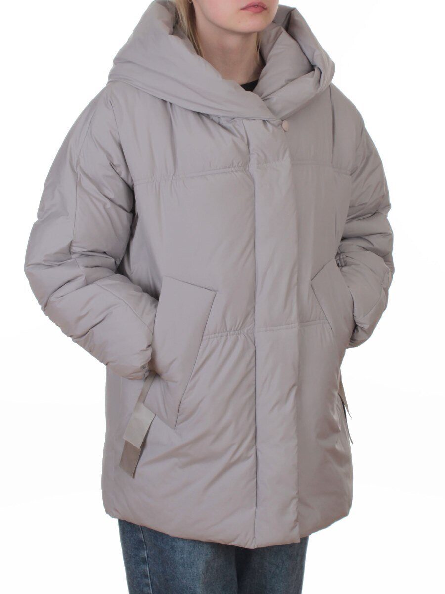 A626 GRAY Куртка зимняя женская (200 гр. био-пух)