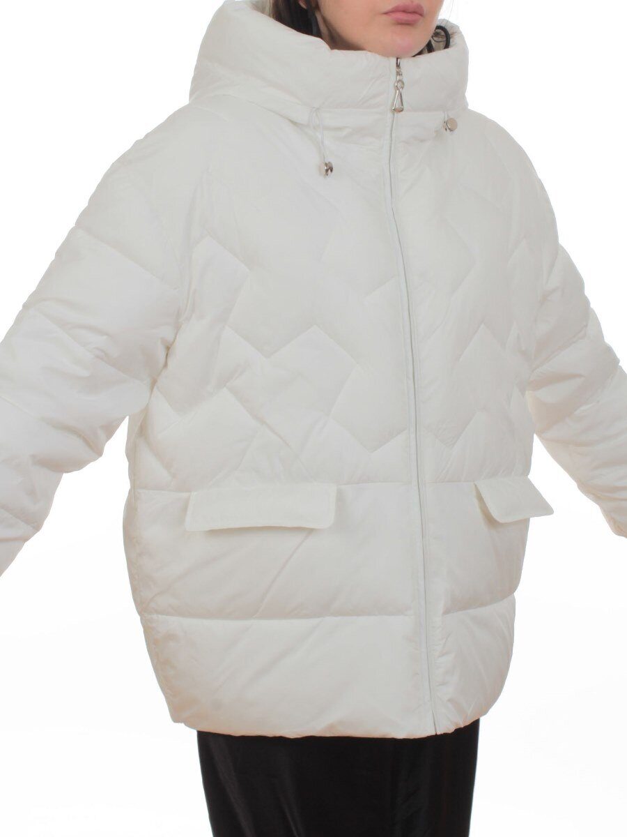 2309 WHITE Куртка зимняя женская (200 гр. холлофайбер)