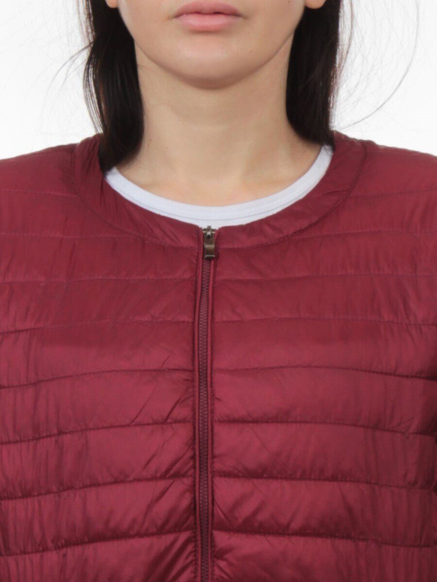 K-528 VINOUS Куртка демисезонная стеганая женская (70 гр. холлофайбер)