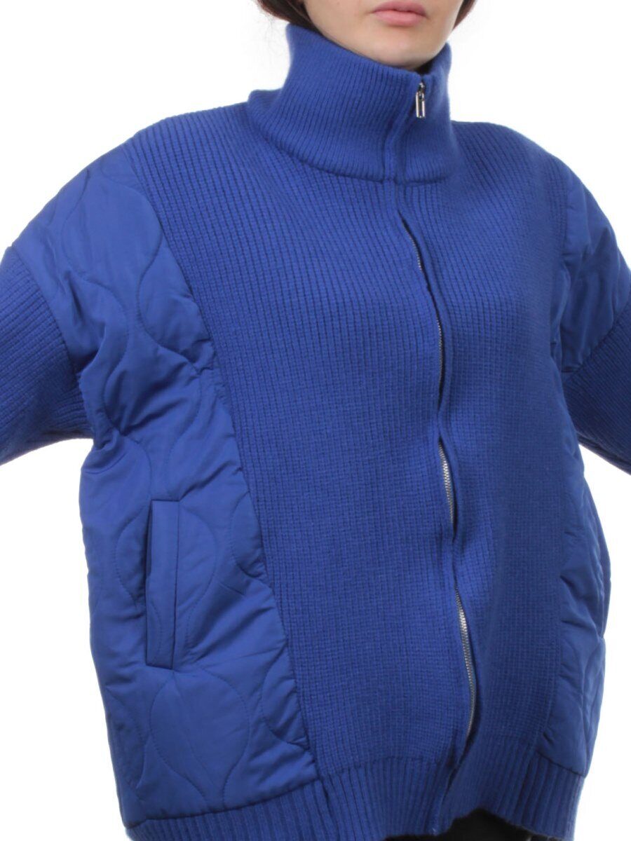 3155 BLUE Куртка-кардиган женская (90% хлопок, 10% синтепон)
