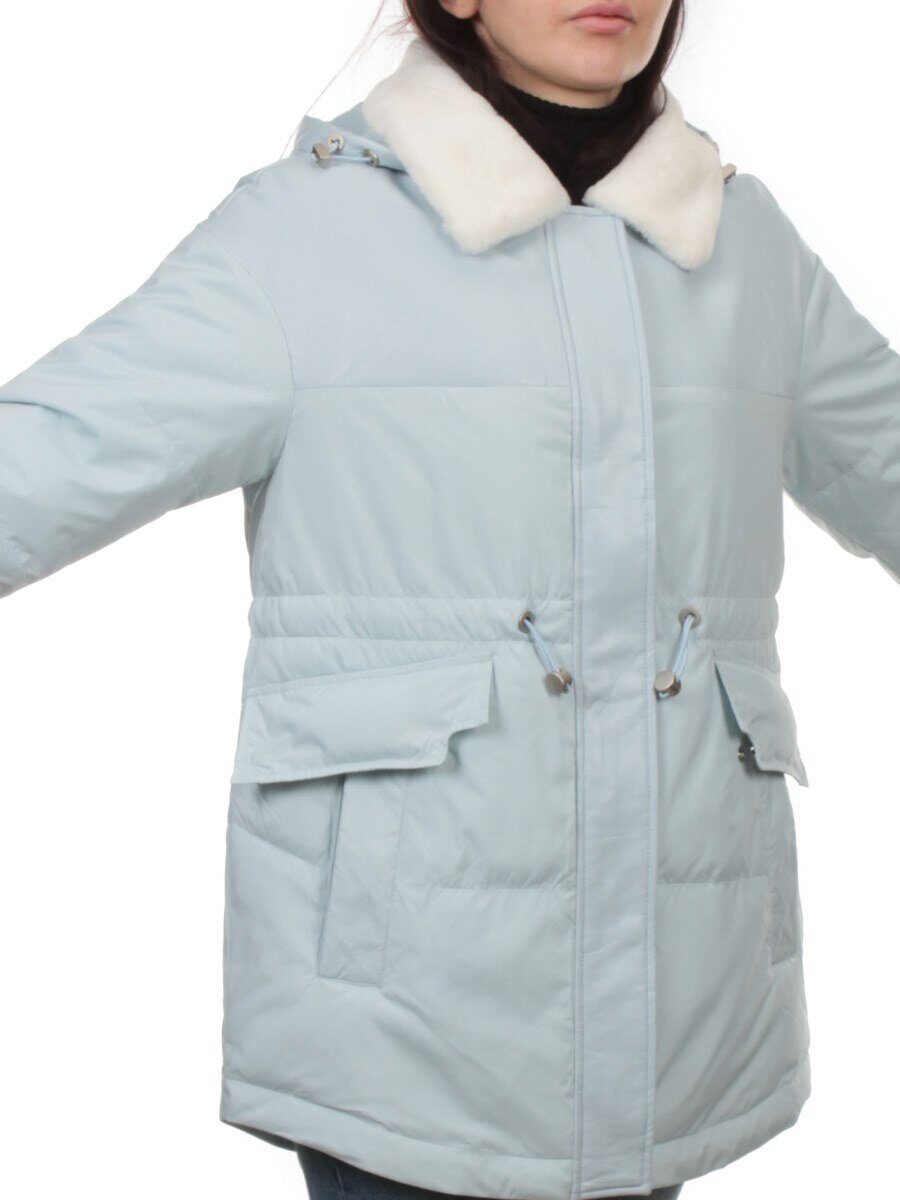 M24-212 BLUE Куртка демисезонная женская (100 гр. холлофайбер)