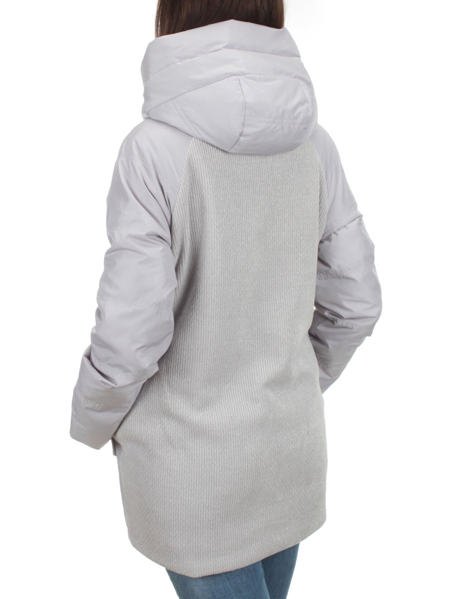 2348 LT. GRAY Куртка демисезонная женская (тинсулейт)