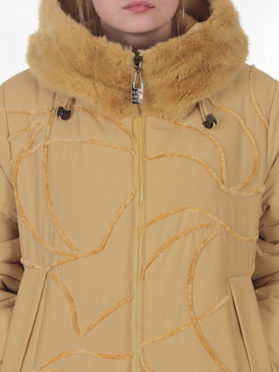 8901 SANDY Пальто зимнее женское (верблюжья шерсть, 120 гр. холлофайбер)