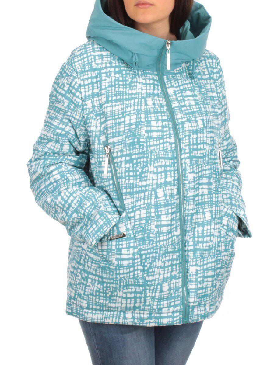 M8517 TURQUOISE Куртка демисезонная женская (100 гр. синтепон) Maria