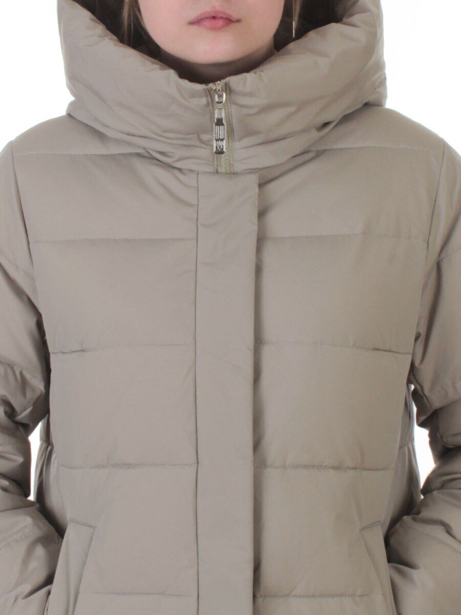 2338 LT. GREEN (OLIVE) Пальто зимнее женское (200 гр. холлофайбер)